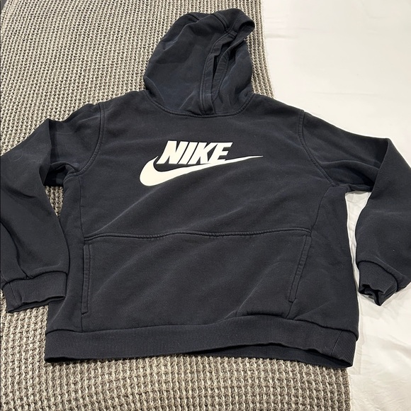 Nike Other - Nike Black Hoodie with White Logo